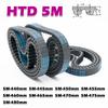 HTD 5M Rubber Closed Loop Timing Belt Perimeter HTD5M 440 445 450 455 460 465 470 475 480mm Transmission CNC Drive Width 10~50mm