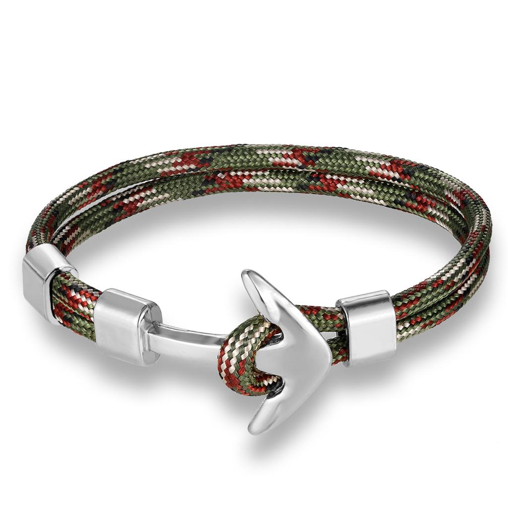 European and American Trends, Boat Anchors, Men's Aircraft Bracelets, Polyester Rope Jewelry