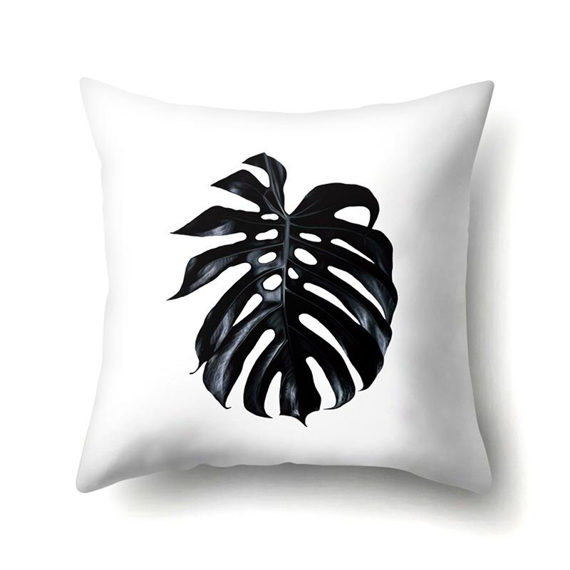 Polyester Pillow Case Geometric Home Printed Pillow Waist Cushion Cover Car Cushion Head Cushion Cover