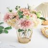 Artificial  Flowers Silk Mix Dahlia  Peony Rose Hydrangea With Stem Gift Box DIY Wedding Bridal Bouquets Table Party  Decoration
