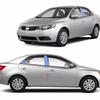 6Pcs Window Door Trim Panel Car Pillar Posts Stickers Exterior Column Decoration For Kia Forte K3 Cerato 2009 2010 2011 2012