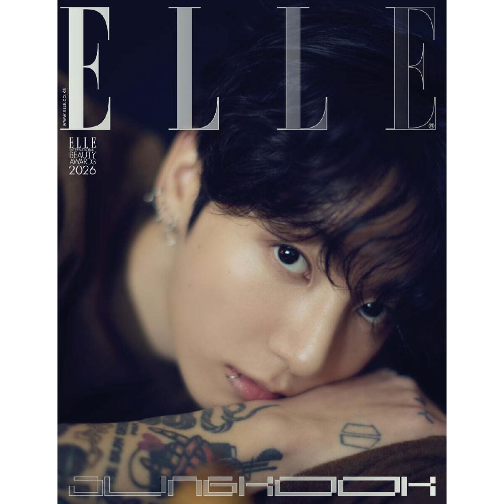Revista ELLE Ianuarie 2026 Copertă BTS Jung Kook