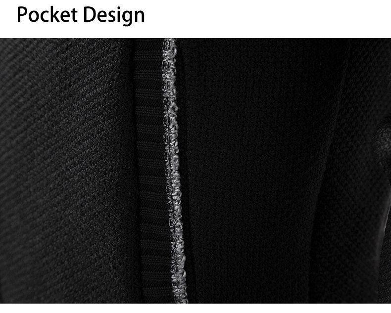 Men's Plus Size Stand Collar Cardigan: 2025 Autumn/Winter Warm Knit Sweater Coat