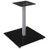 Speaker Stands 2 Pcs Black and Silver 1 Pillar