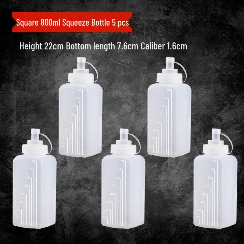 ZISIZ Plastic Squeeze Sauce Bottle