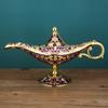 Aladdin Lamp Vintage Home Decor Southeast Asian Craft Luxury Creative Study Wish Light Russian Ornament