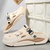 Summer Men'S Beach Clogs Outdoor Sandals Breathable Eva Slippers Soft Slides New Mens Casual Garden Shoe Male Beach Slippers
