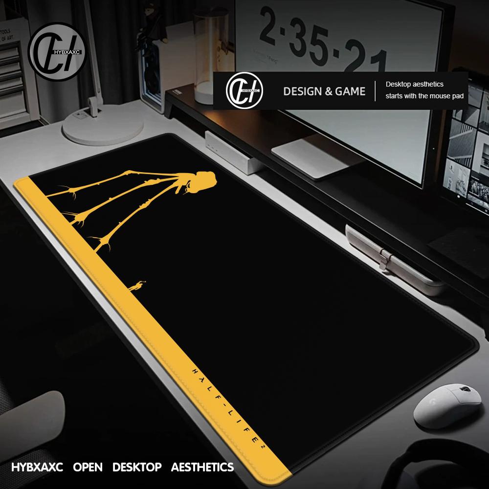 Alfombrilla de Ratón Half Life Gamer Mesa de Escritorio Juego de Mesa Oficina Trabajo Alfombrilla de Ratón XXL Antideslizante Portátil PC Accesorios de Escritorio Alfombra Gamer Esterilla de Mesa