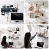 Tool Release Assembly Plastic Grid Board Space Saving Vertical Organizers For Kitchen Bathroom Decors