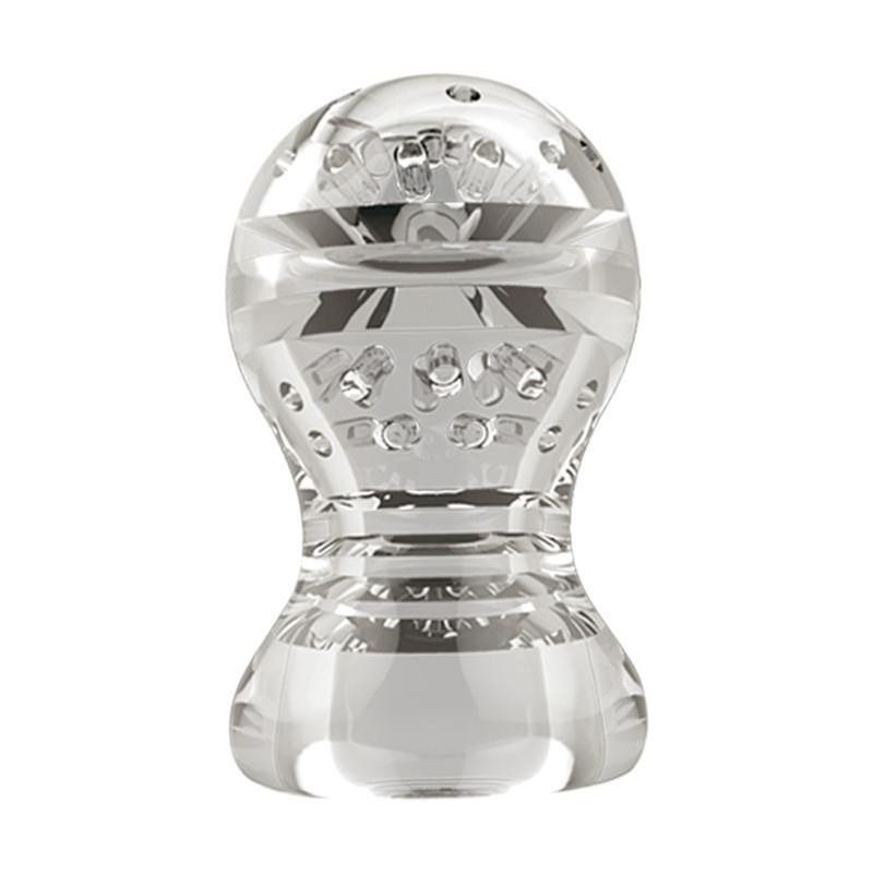 Male Masturbator Cup Soft Pussy Transparent Vagina Adult Goods Exerciser Transparent Masturbator Cup Adults Sex Toys For Men18+