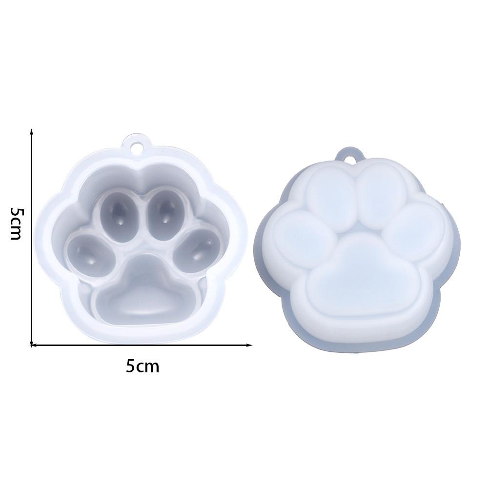 Cat Paw Pendant Silicone Mold Keychain Pendants Epoxy Resin Molds for DIY Epoxy Resin Crafting Mould Jewelry Making Crasfs