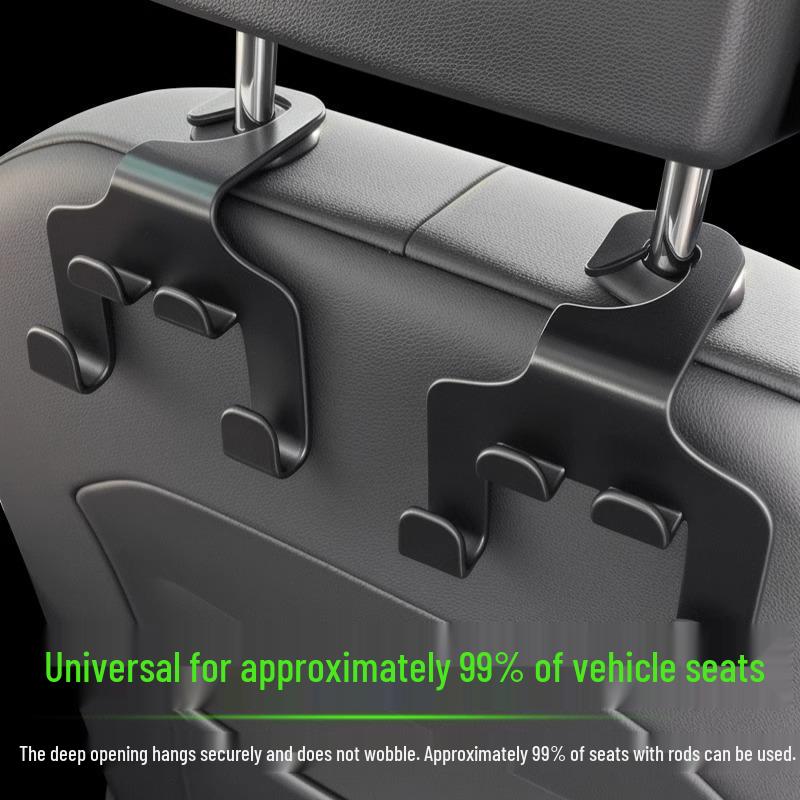 Compact Multifunctional Car Seat Back Hook for Storage
