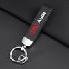 Leather Key Chain Car Keyring Pendant Keychain Car Accessories For Audi S4 S3 S5 S6 S7 S8 RS3 RS4 RS5 RS6 A6L A4L A3 A4 A7 A5 Q3 Q5L Q7 Q2L TT