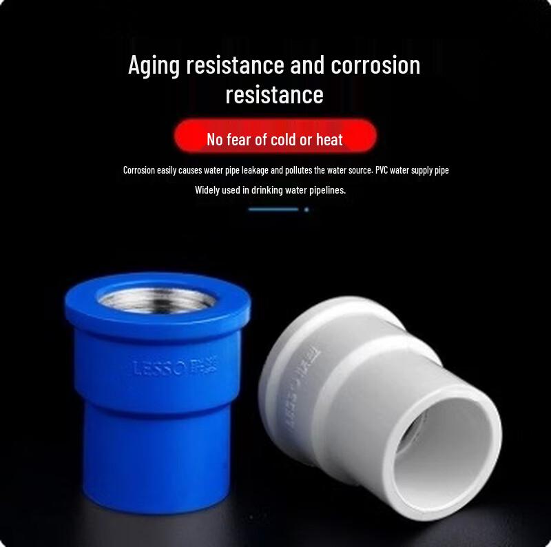 PVC Internal Thread Straight Pipe Connector