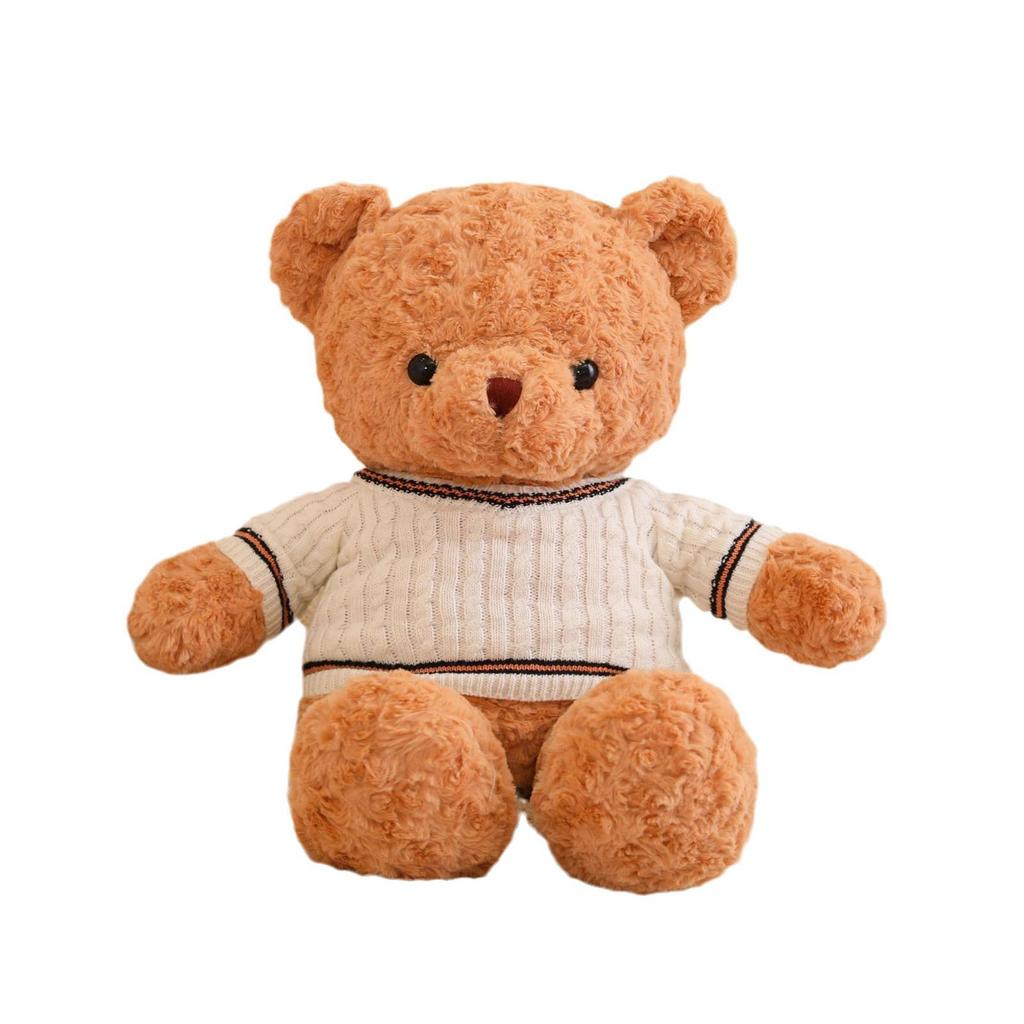Customizable Plush Bear Sweater Toy - Logo Prints Available