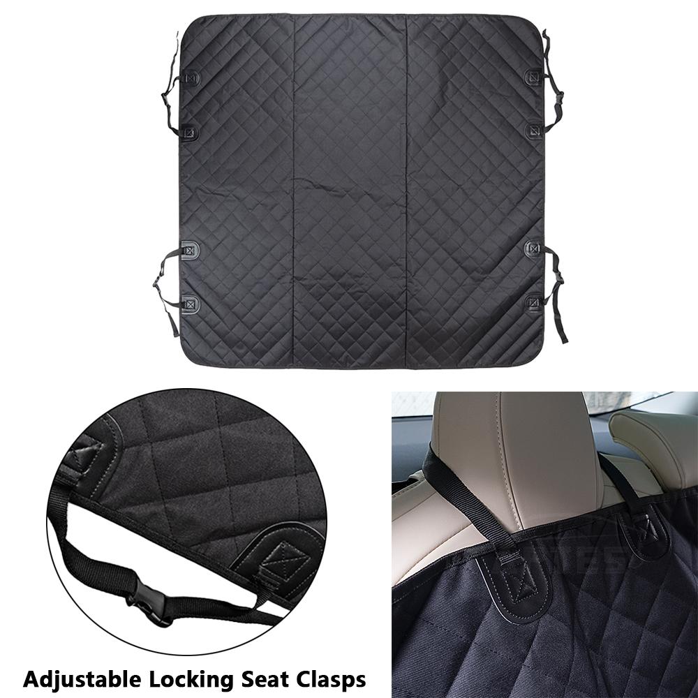 Hinterer Kofferraum Haustiermatte für Tesla Model Y 2017-2024 Hundesitzbezug Stoff Wasserdichte Unterlage Bett Innenraumschutz Zubehör