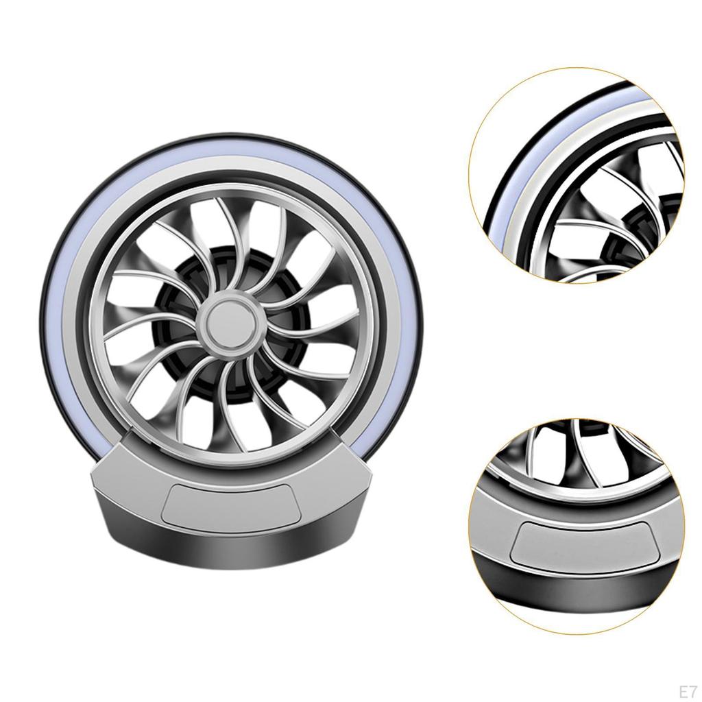 Auto Lufterfrischer Lüftungsklammer Aroma Diffusor Atmosphärenlicht Autoparfüm für Fahrzeuge