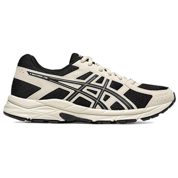 Asics Gel-Contend 4 Comfortable Low-Top Running Shoes Women Sneaker Black White T8D9Q-008