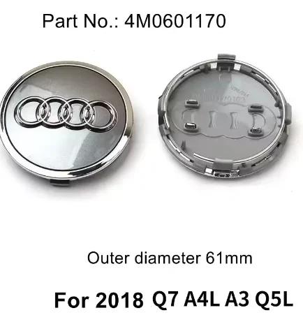 for 2pvcz A6L A7 A8 A3 A4 A5 A6 S3 S4 Q3 Q5 Q5L Q7 RS3 RS4 RS5 RS6 TT 4pcs 60/61/68/69/77MM/135MM Car Wheel Center Hup Cap Cover pvcz2