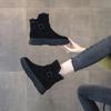Fashion Boots Women Snow Flat Boots Ladies Platform Shoes Woman Fur Keep Warm Shoes for Women New Solid Winter Shoes Short Botas Mujer
