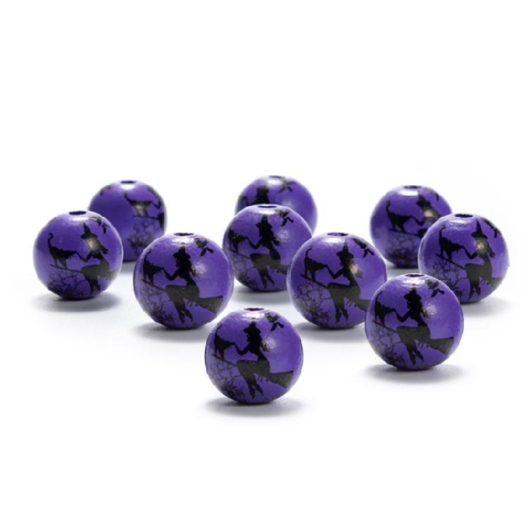 10 Sztuk Drewnianych Koralików do Rękodzieła Ręcznie Robione Okrągłe Koraliki do Tworzenia Biżuterii