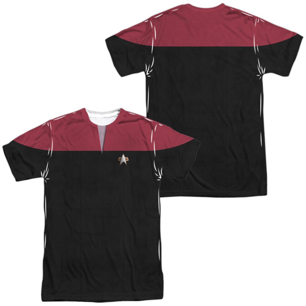 Star Trek Voyager Command Uniform Dye Sublimation T-Shirt XL