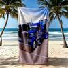Kw Heavy Trucks Beach Towel Super Soft Microfiber Quickdry Fabric Comfortable Lightweight