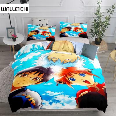 Gintama Anime Duvet Cover Set King Queen Double Full Twin Single Size Bed Linen Set