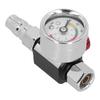 0-140psi/0-10bar Paint Spray Gun Air Regulator with G14in Thread, Spray Paint Air Pressure Regulator, Pressure Adjusting Valve Gauge