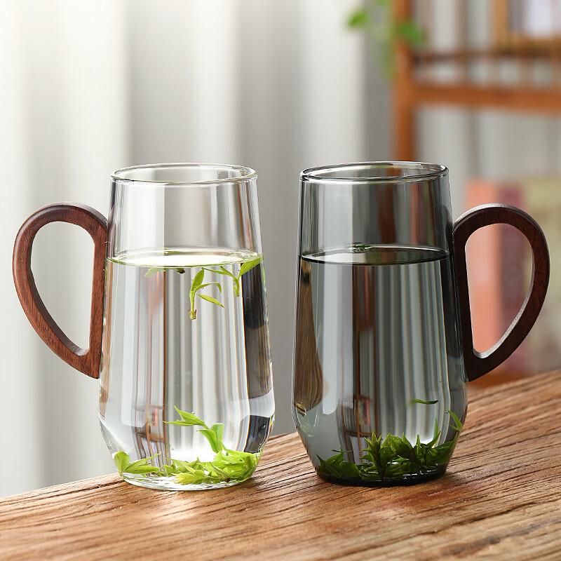 Shangqi Heat-Resistant Glass Tea Cup with Handle