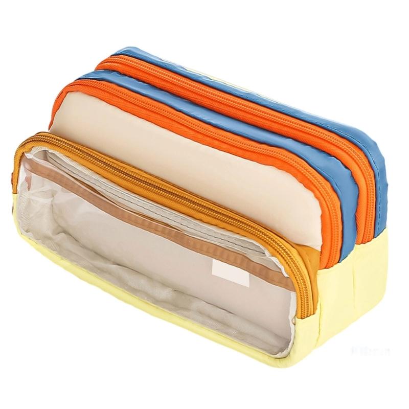 

Large Capacity Pencil Bag Japanese Styles Pencil Case Pen Pouch Clear Pencil Pouch Pen Case School Office Supplies
