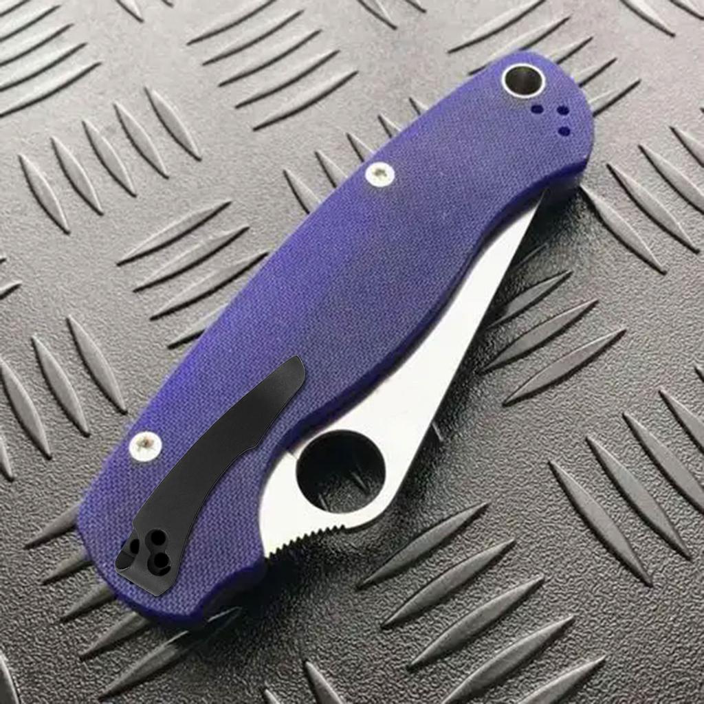Folding Knifee Back Clip Knifee Tool DIY Accessories Titaniums Alloy Folding Knifee Holder Knifee Pocket Back Clip