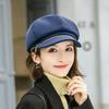 WTEMPO Solid Color Windproof Cold-proof Retro Elegant Warm Thicke Hats Women's Autumn Winter Casual Versatile Hats