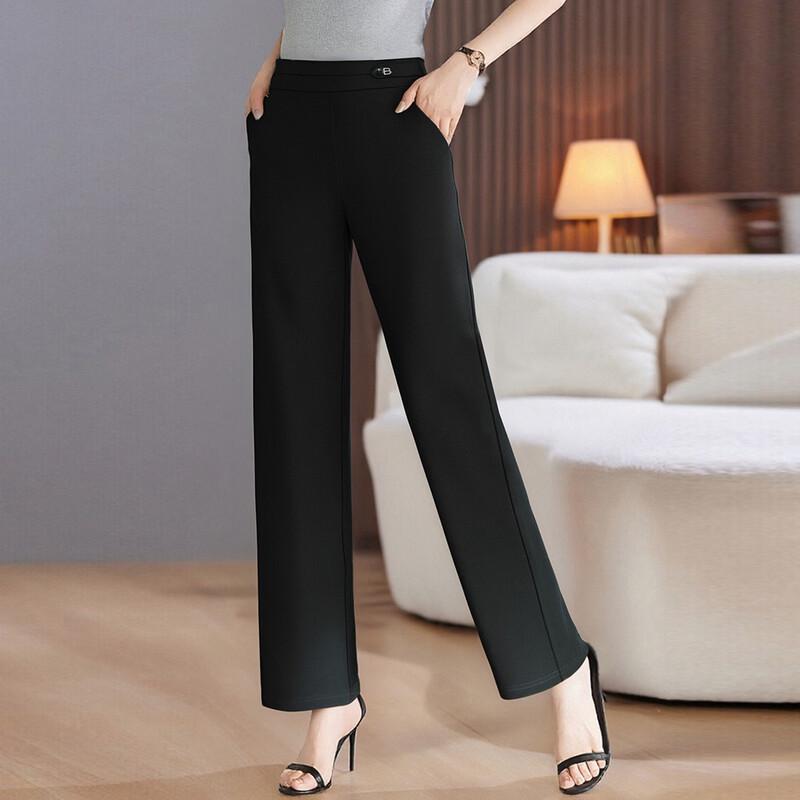 Женские осенние повседневные брюки Paster прямого кроя 4XL