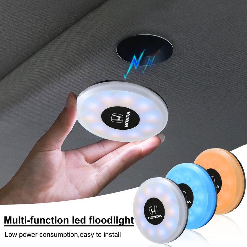 Magnetfuß Decke Auto LED Touchleuchte Auto Innenbeleuchtung Leselampe für Honda Civic Xrv Hrv Crv CRZ Brv City Odyssey Accord Fit Jazz Insight