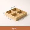 Bamboo Multi-Compartment Serving Tray