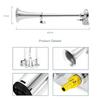 Universal 17inch Single Trumpet Car Air Horn 12V Compressor 150DB Super Loud Air Hose Car Horn Speaker for Truck Boat Motorcycle