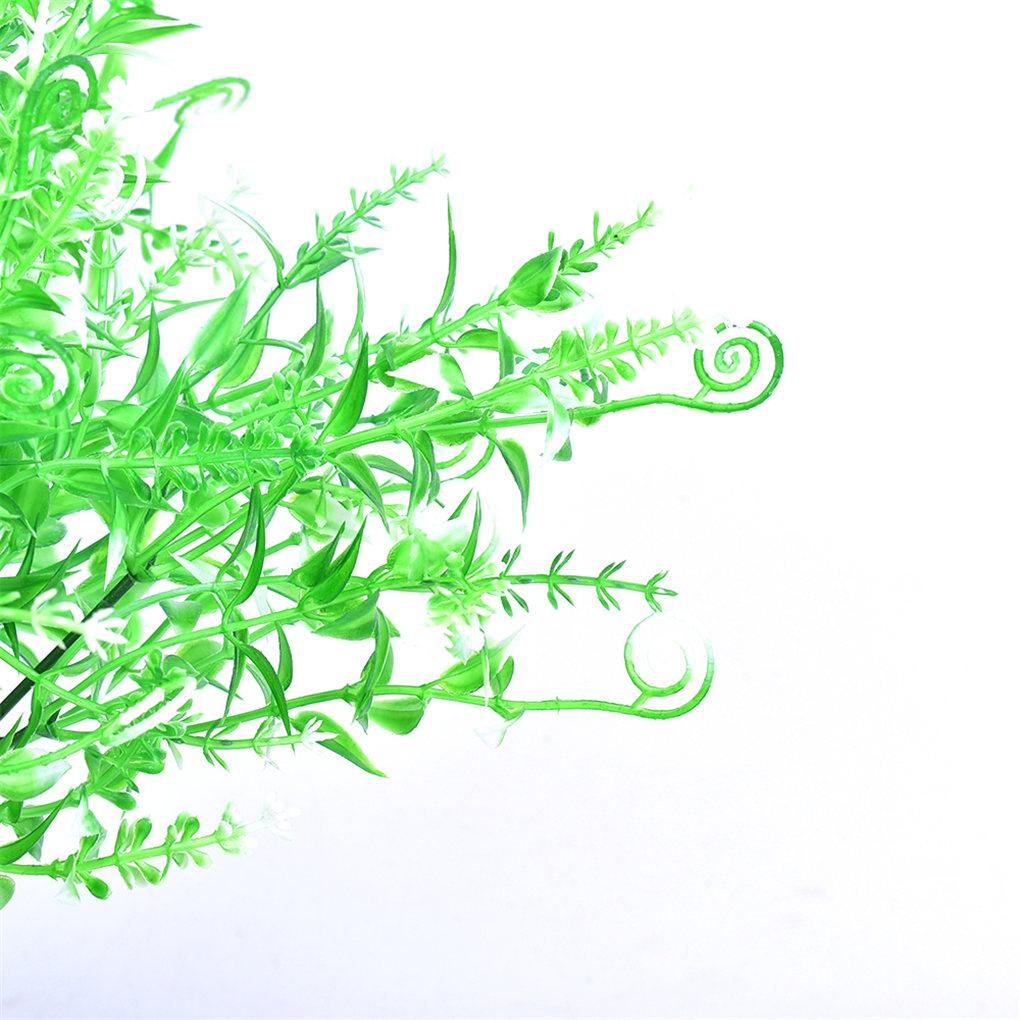7-branch Artificial Plant Bouquet Simulation Water Grass Home Office Plastic Plant Decor