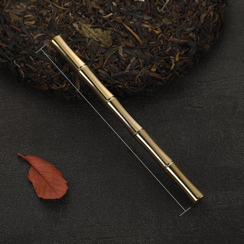 Латунный бамбуковый чайный нож