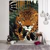 Blanket Curtain Home Bedroom Living Room Decoration Animal Ferocious Tiger Wall Hanging Tapestry Art