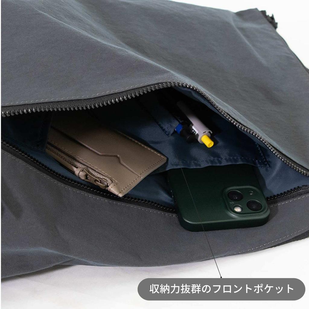 Root Japanese Backpack Habit Backpack Unisex Thin Lightweight Water Repellent A4 File PC Storage [Root] (Blue Gray)