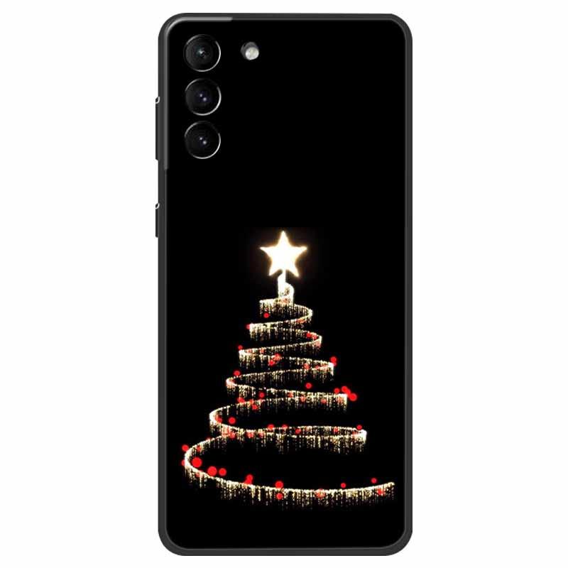 Christmas Case For Samsung S21 Plus Case S21 FE Silicone Soft TPU Cover for Samsung Galaxy S21 / S21 Ultra FE + 5G Case New Year