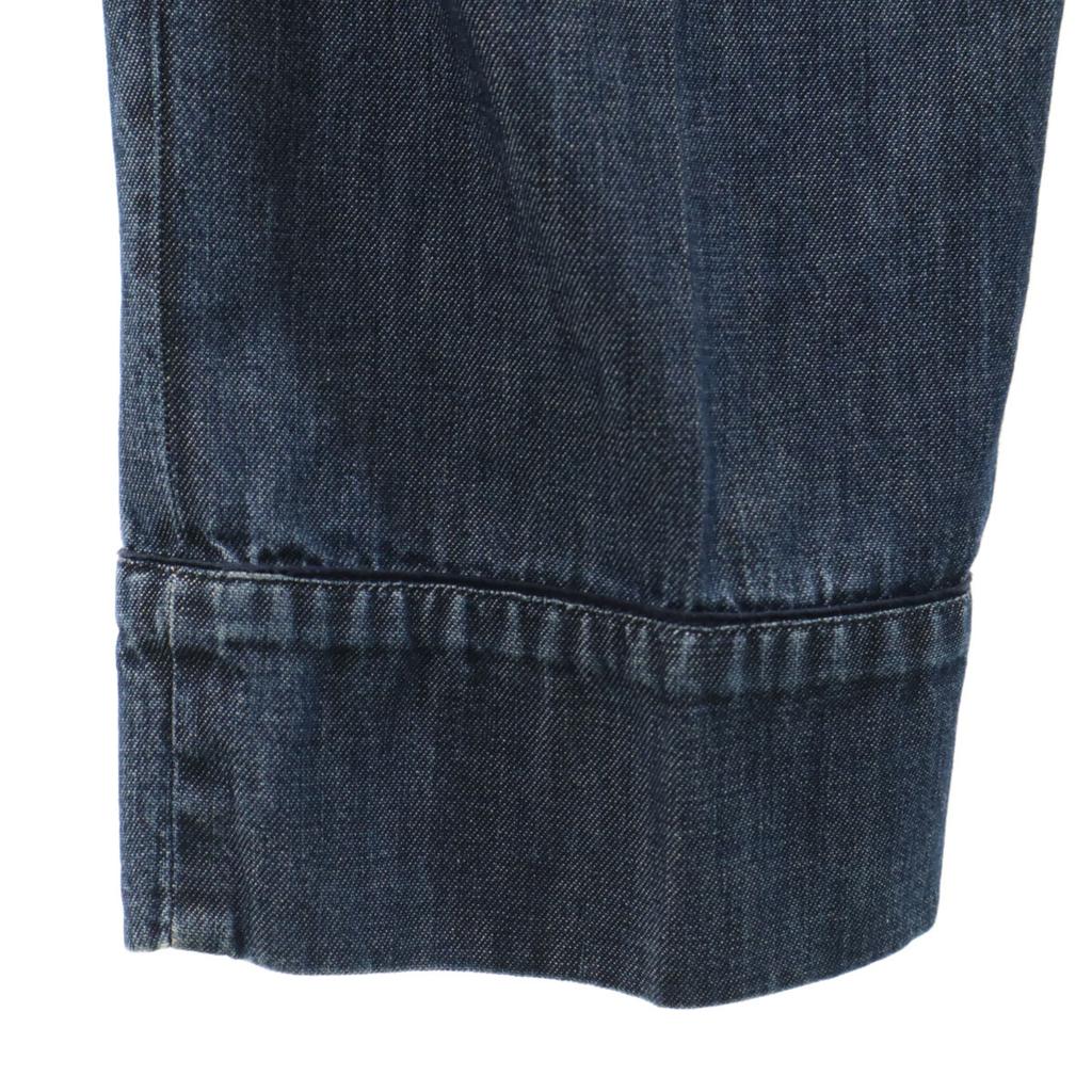 MIUMIU made in Italy Denim-like Easy Ankle pants 38 Navy Women Used