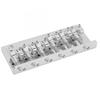 Bass Bridge Zinc Alloy Fixed Type 6 String Electric Bass Bridge Replacement for Practice