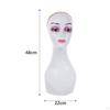 Bald Manikin Head Wig Stand Portable with Makeup Professional Shoulder for