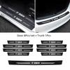 Car Door Sill Protector Stickers Threshold Non-slip Pad Mat For BMW F07 F30 F40 F15 F16 G60 F44 F36 G42 G26 G20 G30 G01 G02 G05 zw6