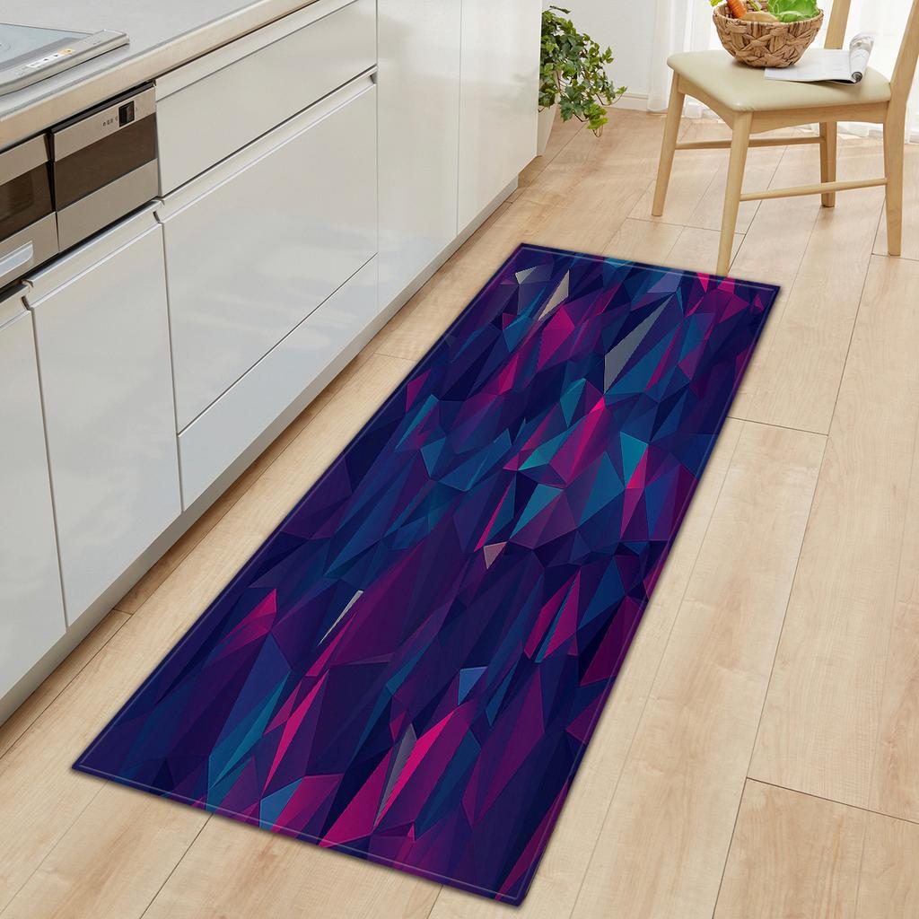 Kitchen Geometric Shape Floor Mat Door Mat Carpet Floor Mat