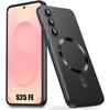 Magnetic Case - BOOLING - for Samsung Galaxy S25 FE - Scratch-Resistant Shockproof Silicone - Black