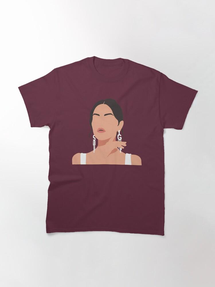 Selena Gomez Lineless Illustration Classic T-Shirt