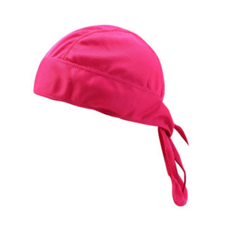 Zomer Fietsbandana Zacht Comfortabel Vochtregulerend Sneldrogend Piratenhoed voor Klimmen Vissen Ademend Fietsmuts pink